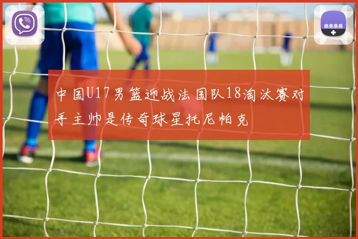 中国U17男篮迎战法国队18淘汰赛对手主帅是传奇球星托尼帕克